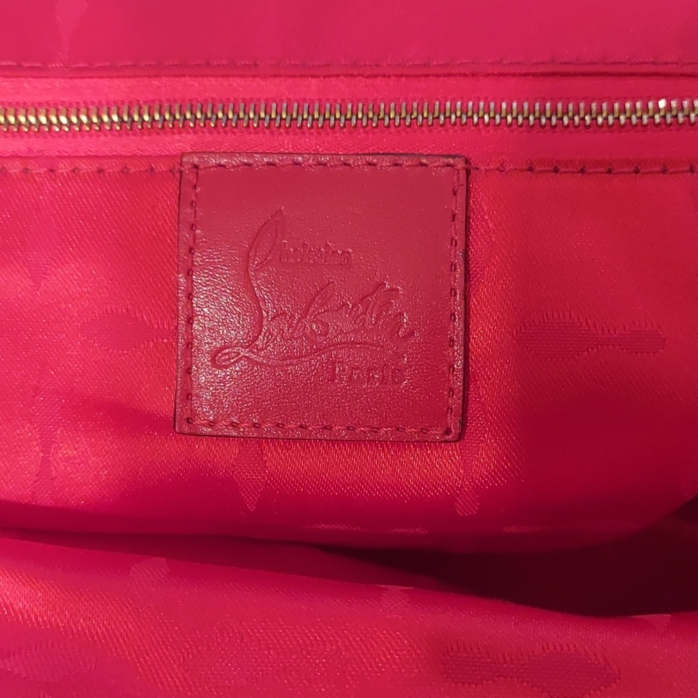 LIKE NEW! Christian Louboutin Loubette Shoulder Satchel Gorgeous! - Picture 11 of 13